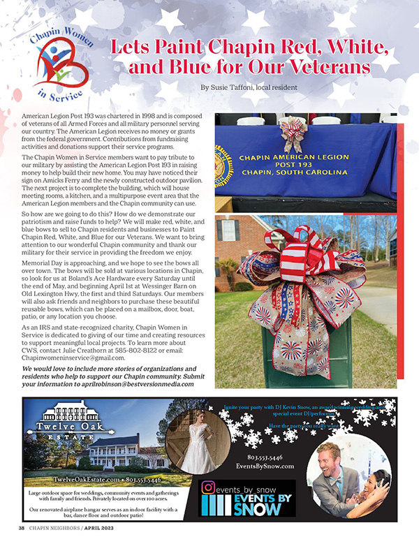Chapin Women in the News